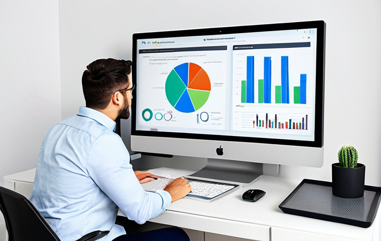 Website Optimization Consultation**
"A professional digital marketing consultant, fully clothed in a modern business casual outfit, is explaining website analytics on a large monitor to a client in a bright, modern office. The scene emphasizes data visualization and strategic planning. Safe for work, appropriate content, perfect anatomy, correct proportions, well-formed hands, proper finger count, natural pose, family-friendly, high quality."
**