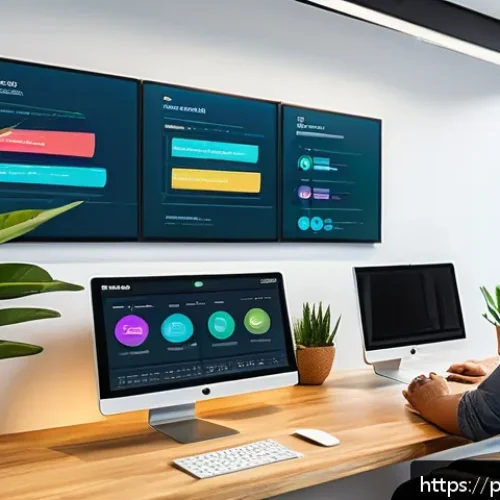 Home 31 세일즈 퍼널에서의 이메일 캠페인 최적화 - A modern digital marketing office scene featuring a diverse team of Brazilian professionals analyzin...