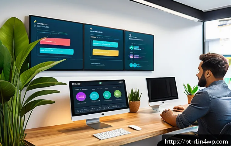 세일즈 퍼널에서의 이메일 캠페인 최적화 - A modern digital marketing office scene featuring a diverse team of Brazilian professionals analyzin...